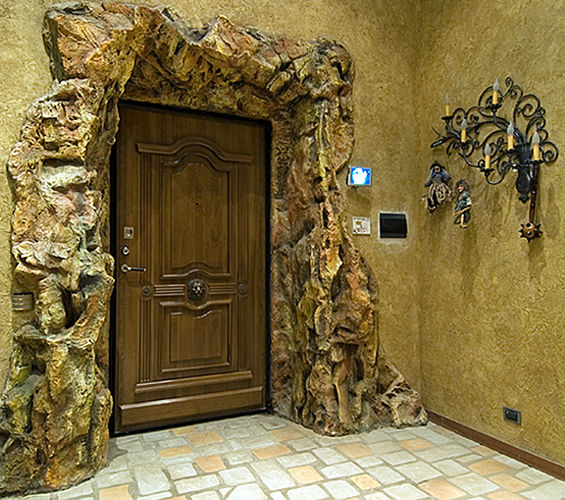 Отделка Входной Двери Декоративным Камнем Фото
