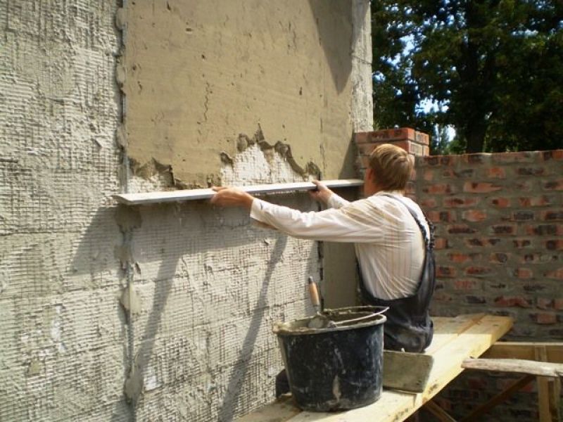 Цементная штукатурка стен своими руками | Строительный портал