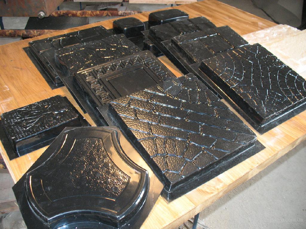Изготовление силиконовых форм для тротуарной плитки своими руками.