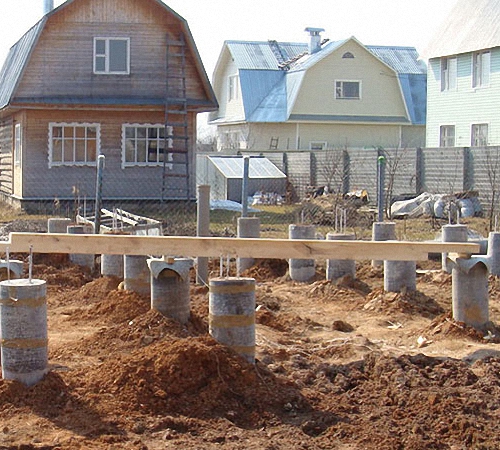 Как укрепить фундамент деревянного дома
