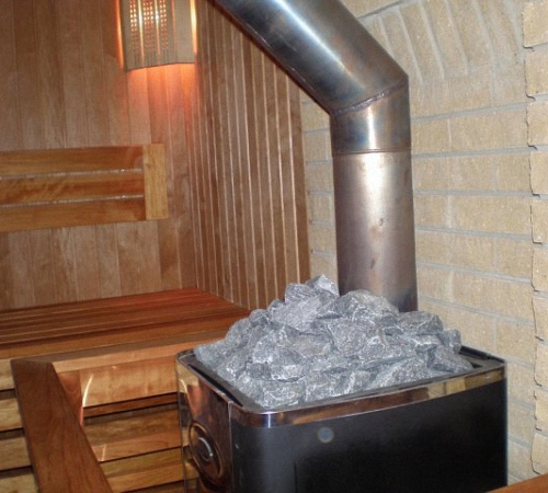 Дымоход для бани схема установки