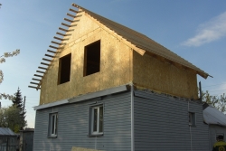 Как отделать второй этаж деревянного дома?
