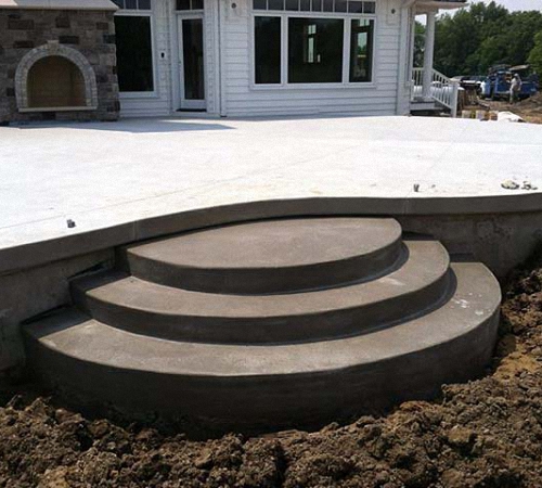 Как сделать крыльцо из бетона
