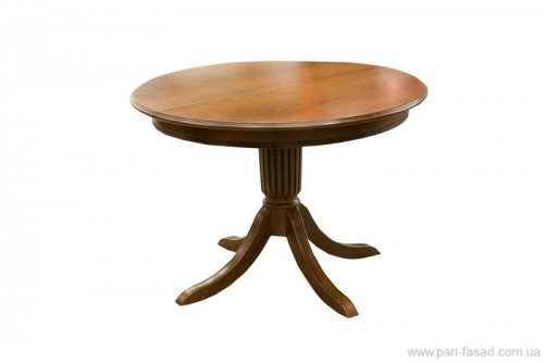 Столы кухонные деревянные круглые - на доной ножке