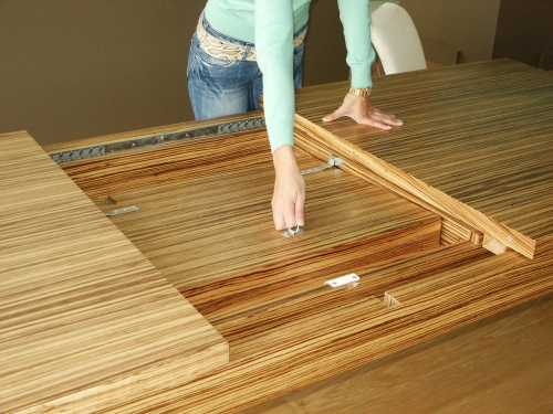 Раздвижные столы кухонные деревянные