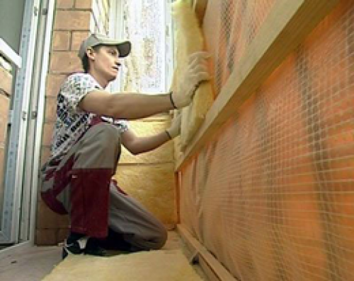 Утепление балкона перед обшивкой вагонкой