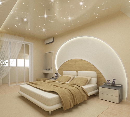 الهواء وصفة إثم  غرفة نوم في البيج الألوان البني الصورة