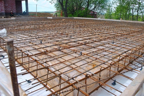 Двойное армирование бетона замещение грунта бетоном